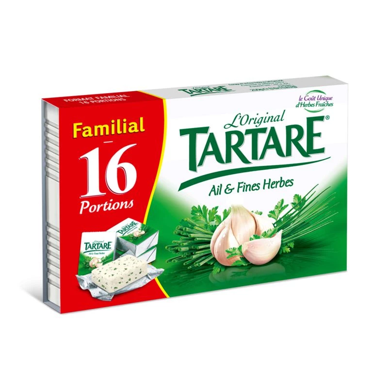 Tartar cheese 16 portions 250g - TARTARE