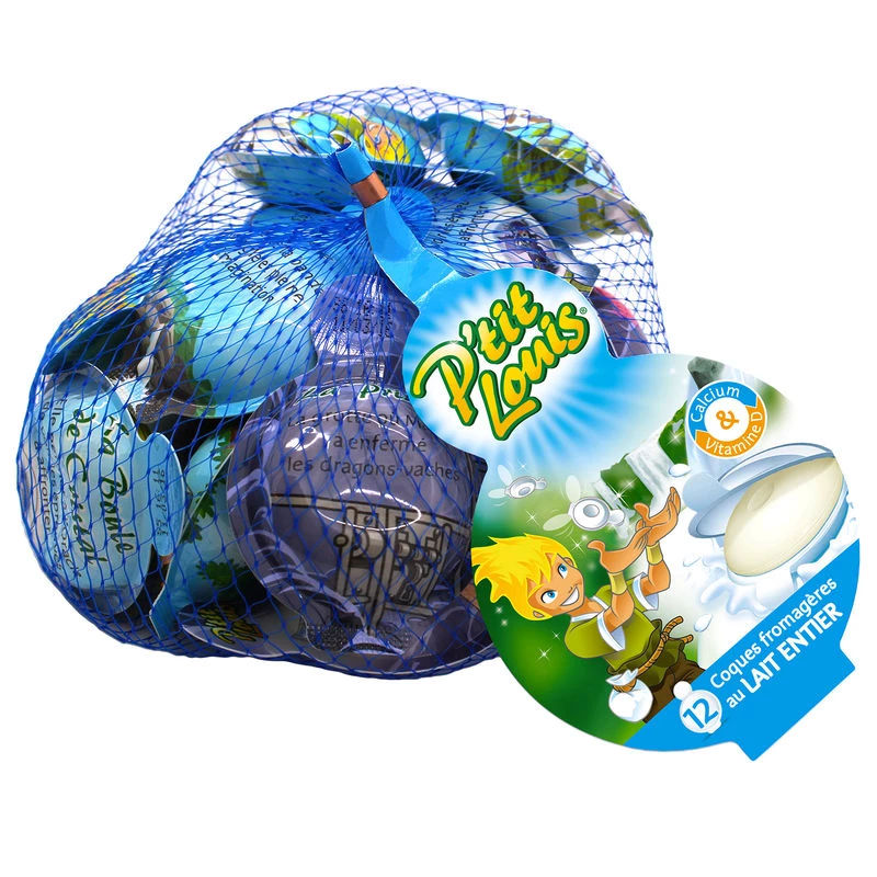 Whole milk cheese shells 12x20g - P'TIT LOUIS