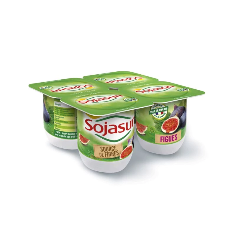 Yaourt figues 4x100g - SOJASUN
