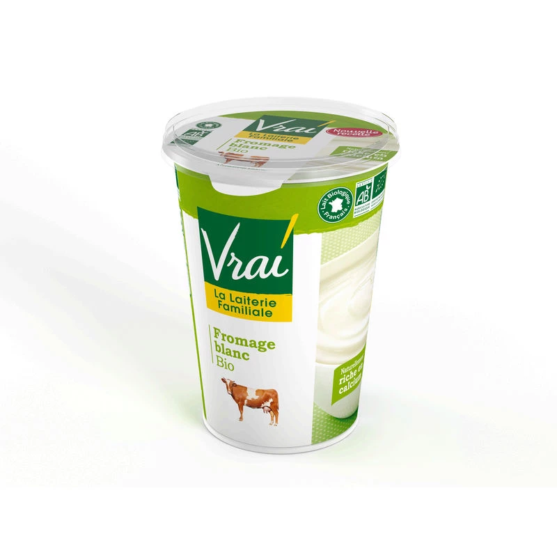 Organic White Cheese 3.6% 500g - VRAI
