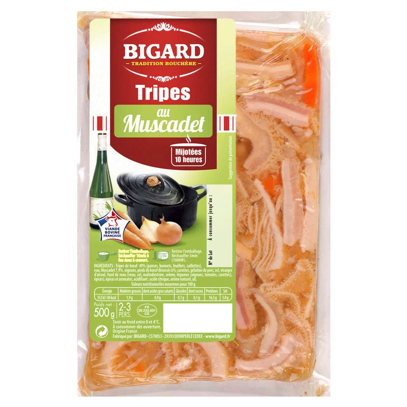 Muscadet 500g Plato cozido - Bigard