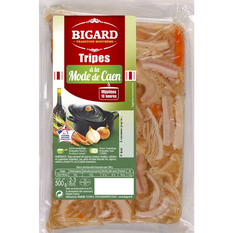Tripa Modo Caen, 500g - BIGARD