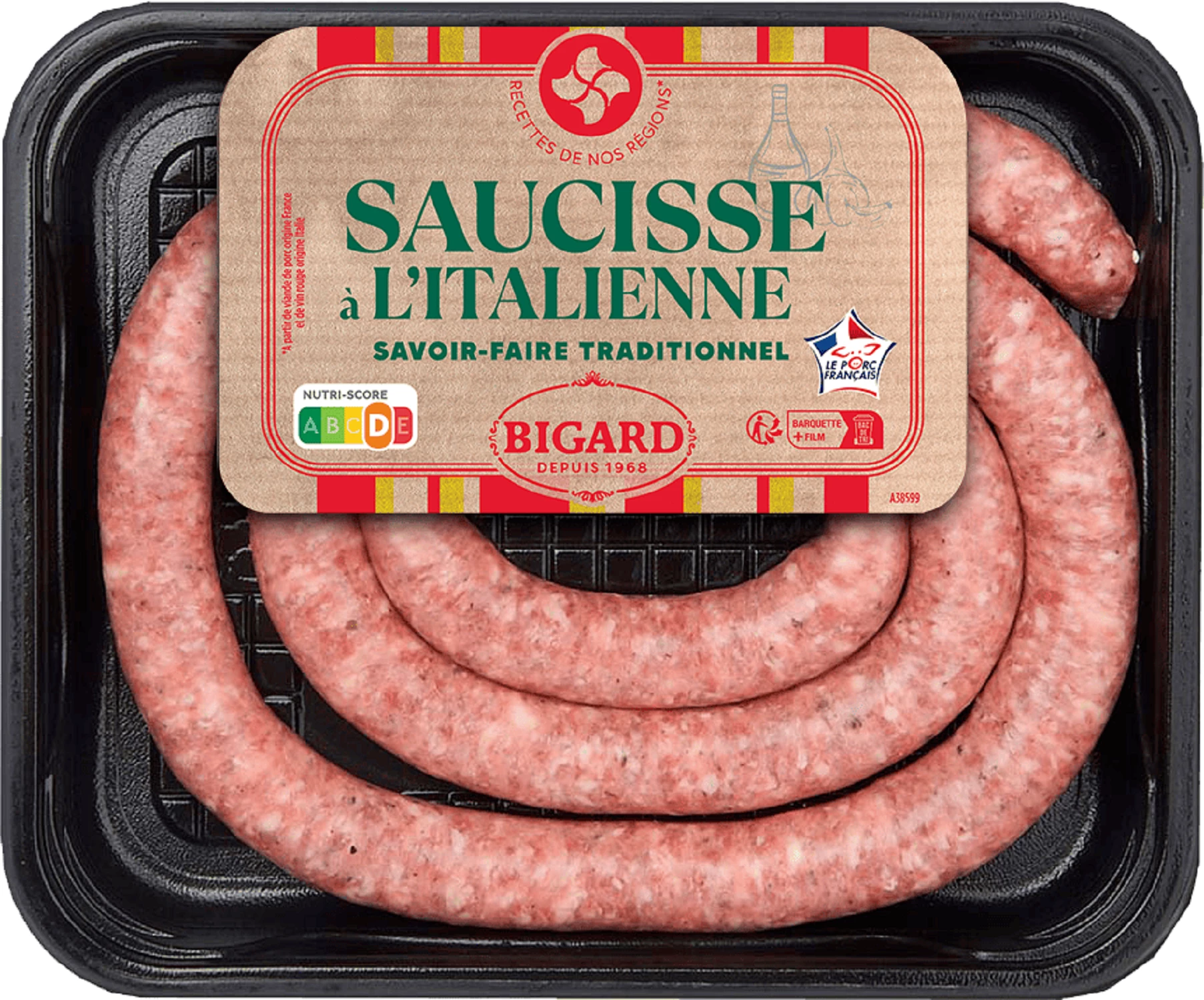 Italienische Wurst aufgerollt 50