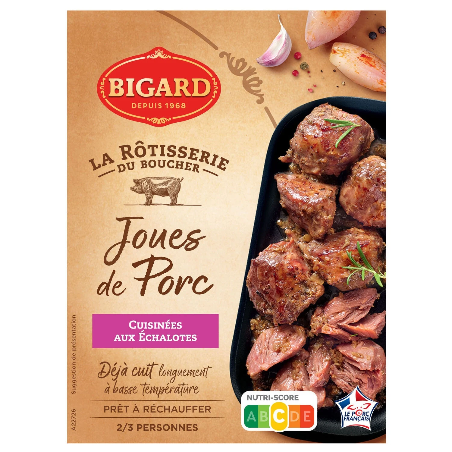 Cooked Pork Cheek And Its Sauce - BIGARD