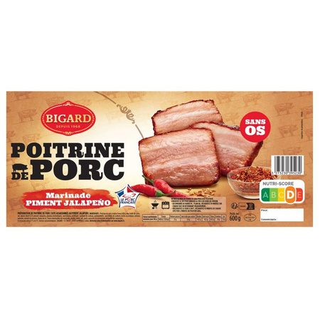 600g Pc Poitrine S Os Barbecue