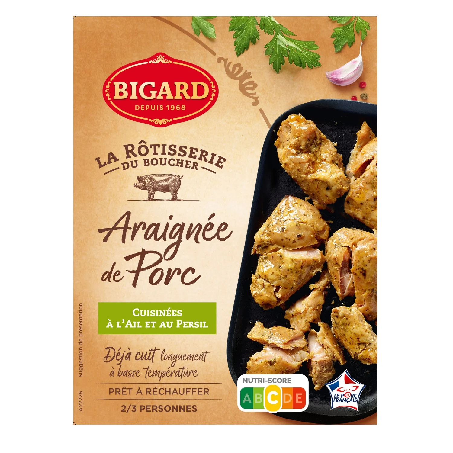 Spider Pc Cooked Parsley - BIGARD