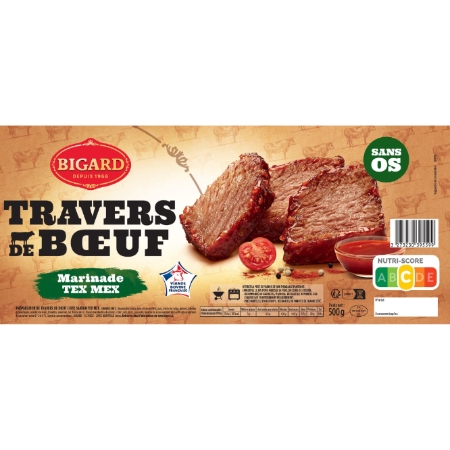 500g Travers Boeuf S Os Tx Mex