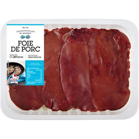 480g de fígado de porco -  Les Petits Plats Du Bistrot