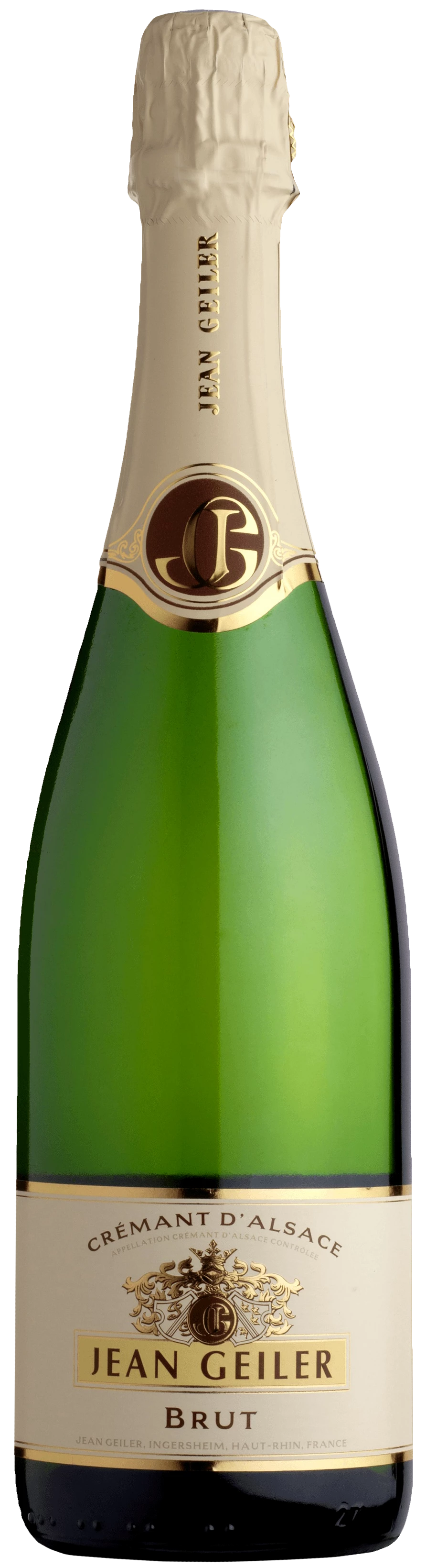 Вино игристое Crémant d’Alsace Brut 11,5% 75cl - JEAN GEILER