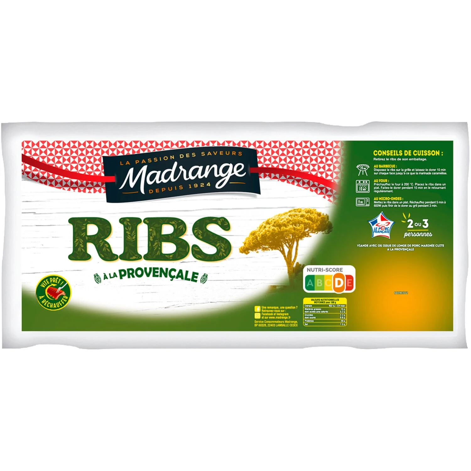 Ribs Barbecue à la Provençale - Madrange
