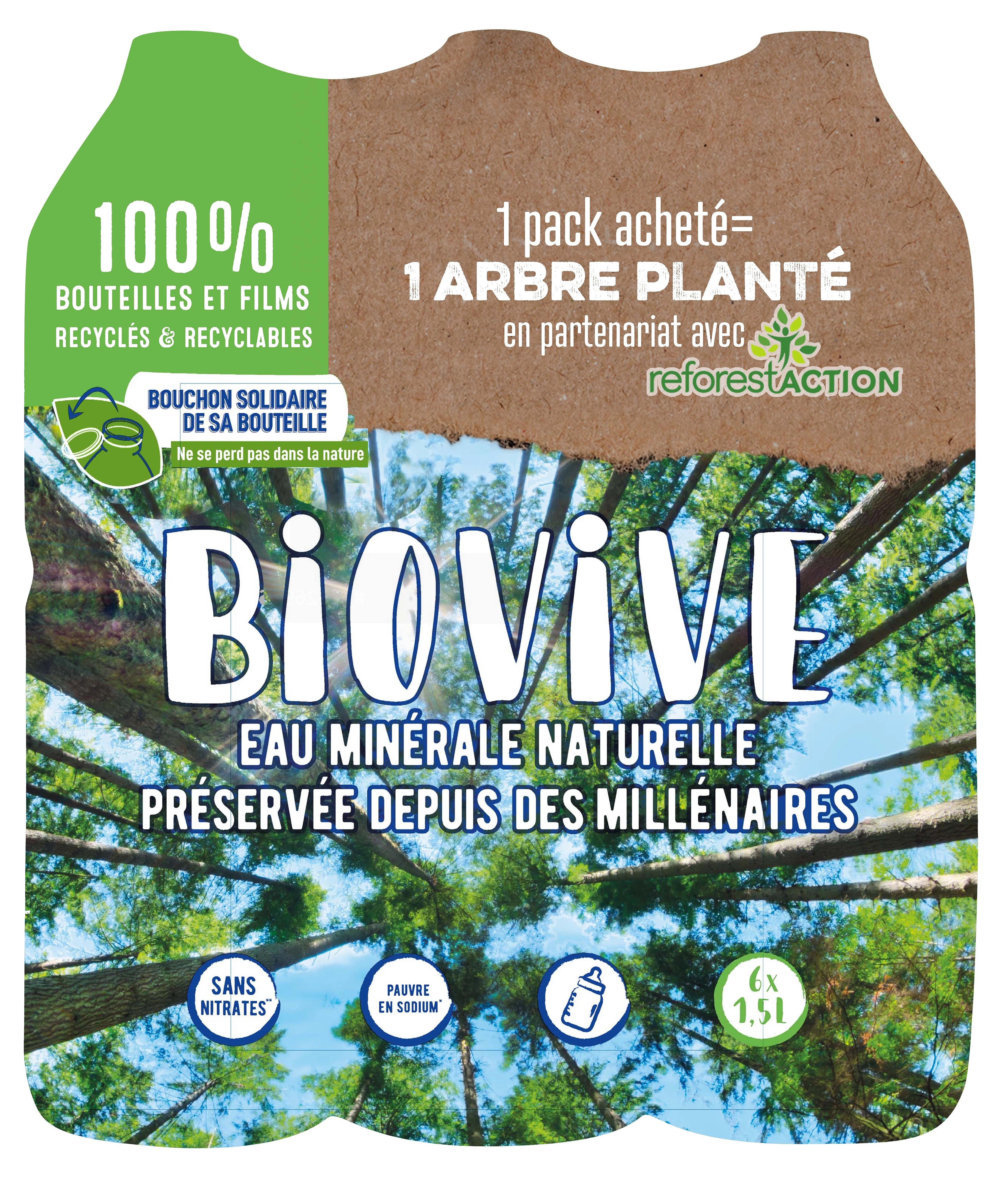 Biovive Natural Mineral Water 6x1 5