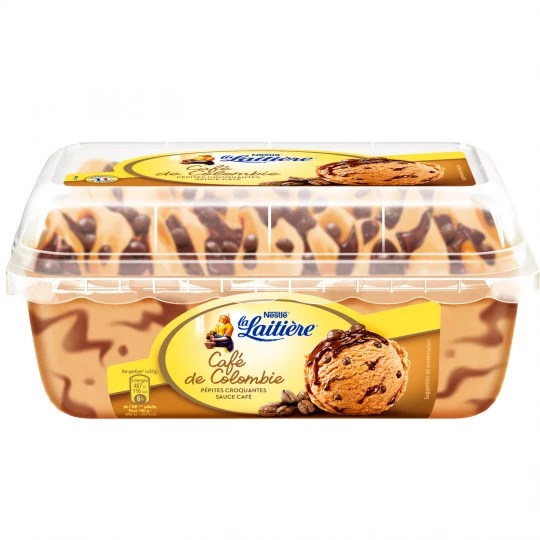 Glace au café de Colombie 510g - LA LAITIÈRE