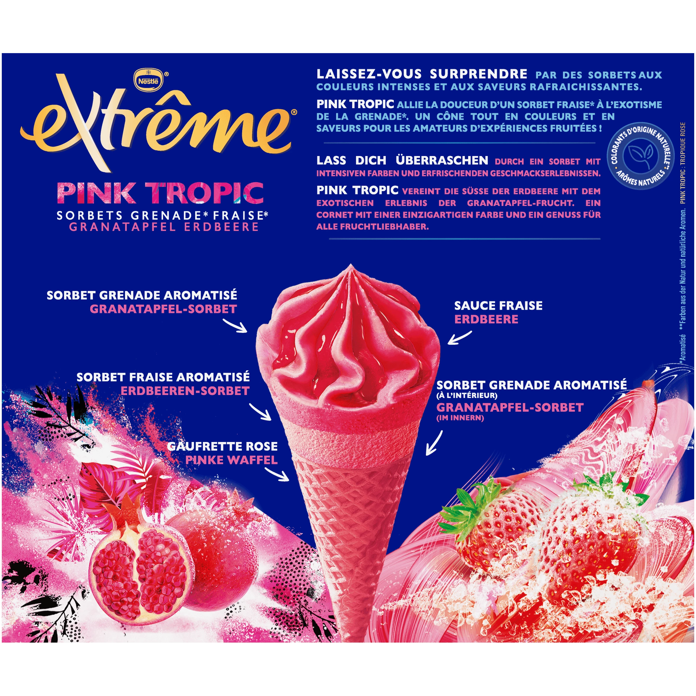 Cones Extreme Pink Tropic 6x71