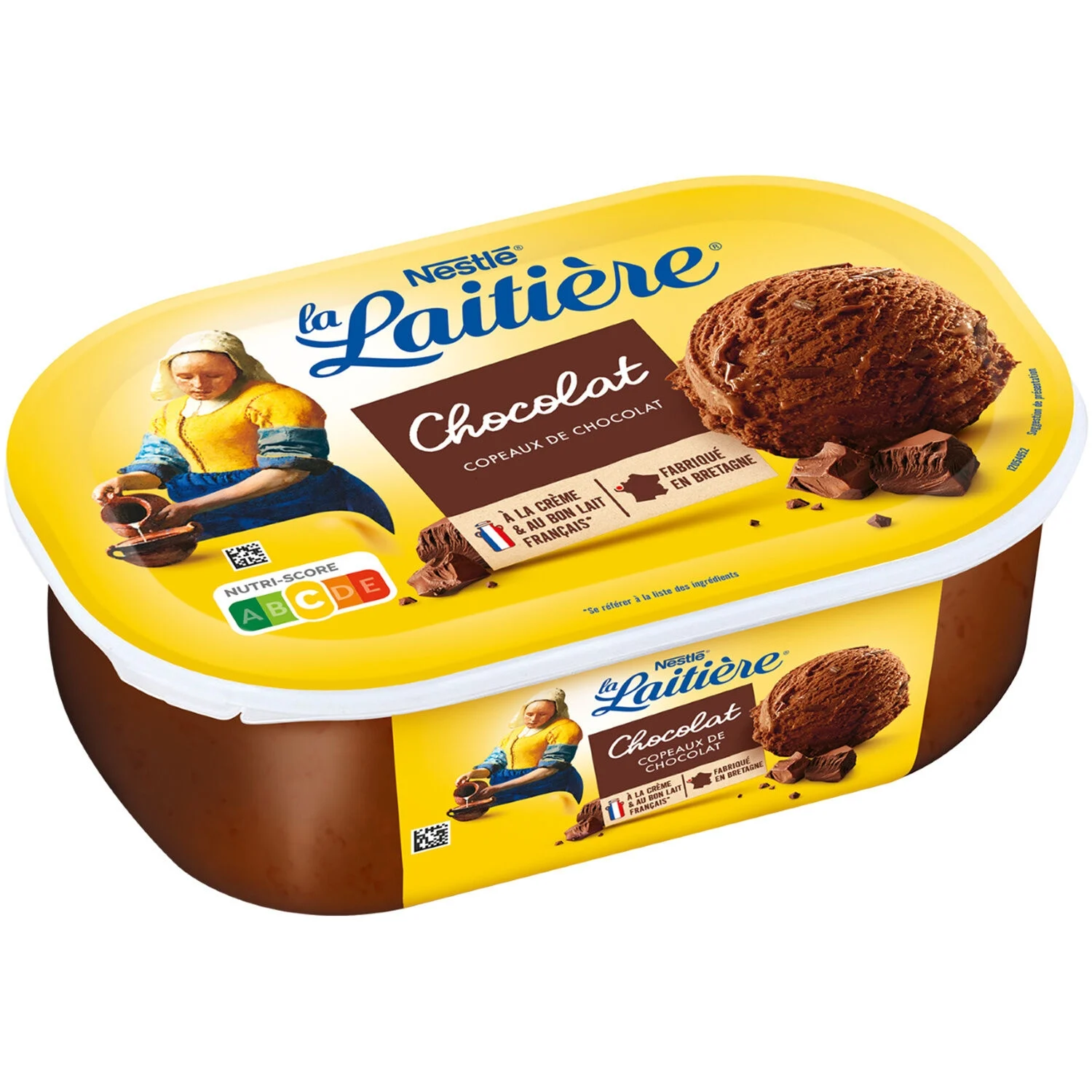 490g chocolate ice cream - La Laitiere
