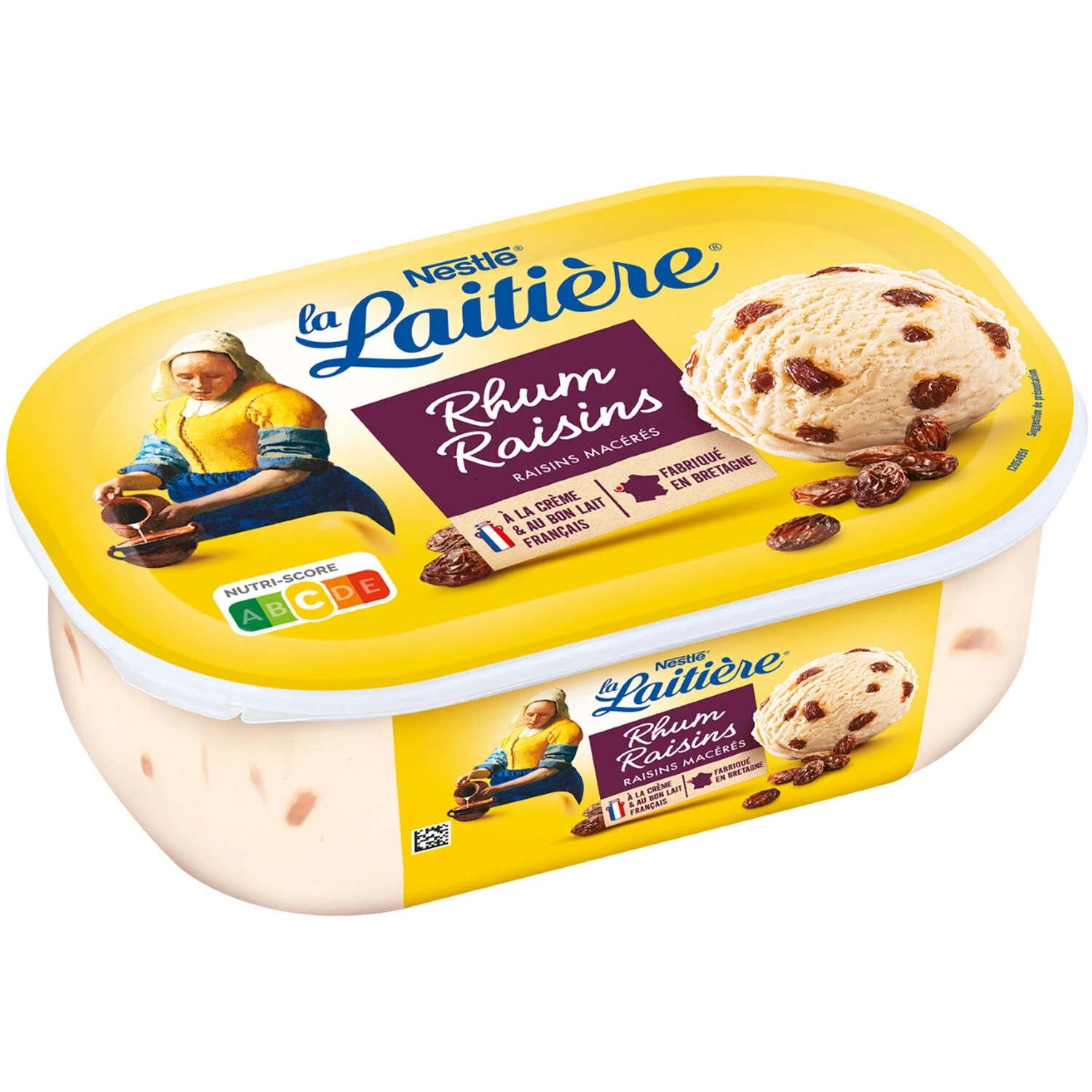 490g rum rum ice cream - La Laitiere