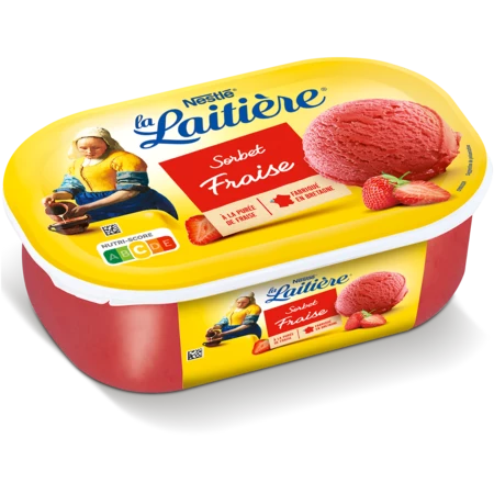 Sorbet Fraise 558g - La Laitiere