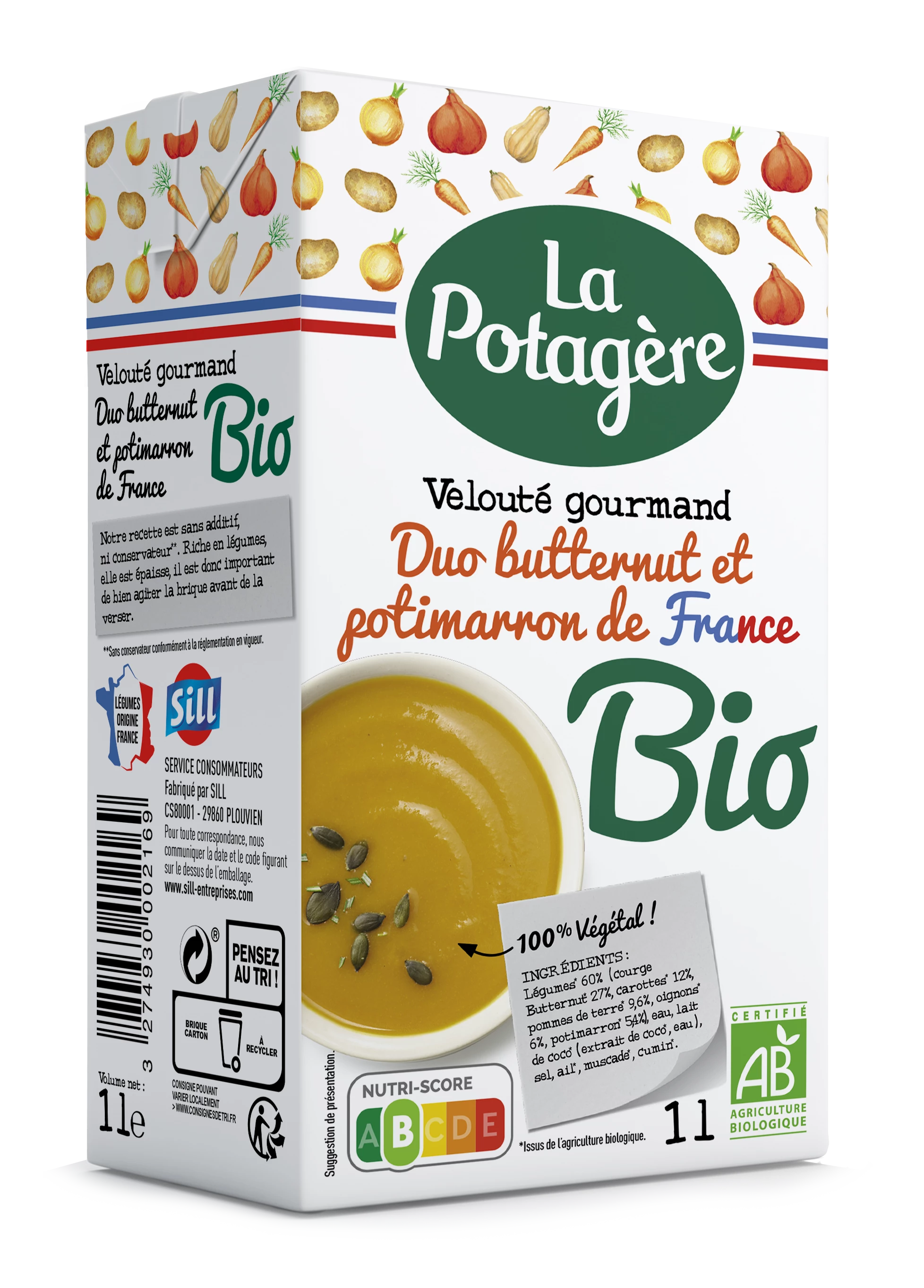 Velouté Gourmand 有机胡桃 1l - LA POTAGERE