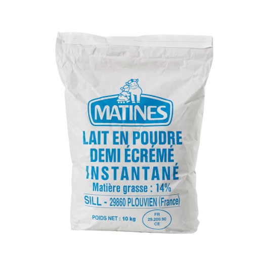 Semi-Skimmed Milk Powder In Bag 10 Kg 14% mg - MATINES