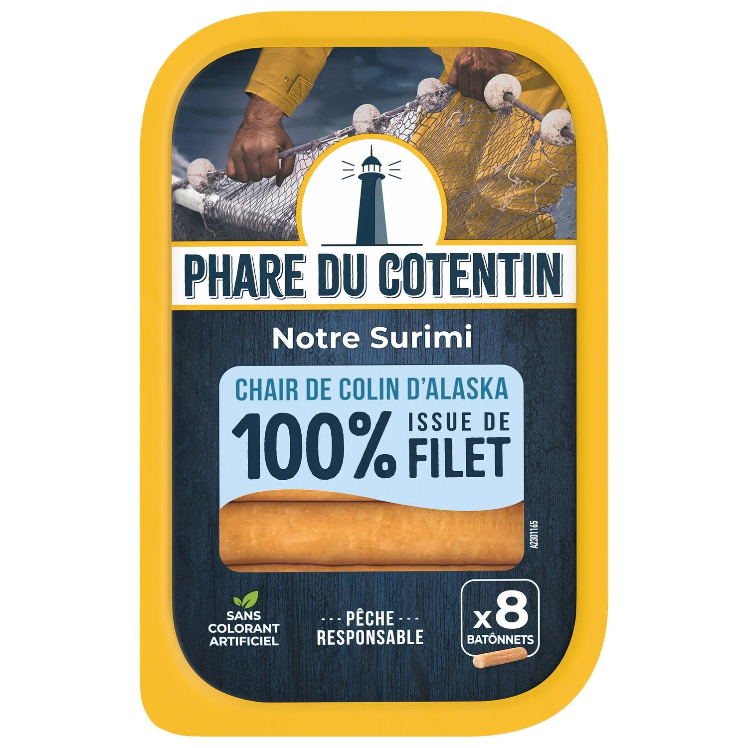 Surimi Chair De Colin D'alaska 128g - Phare Du Cotentin