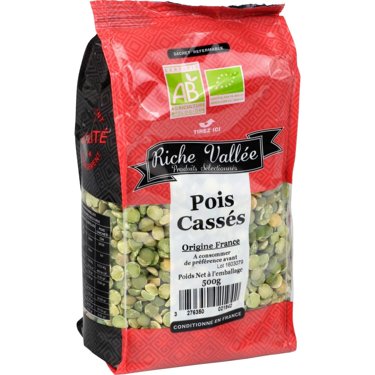 Leg S Pois Casse Bio Rv 500g F
