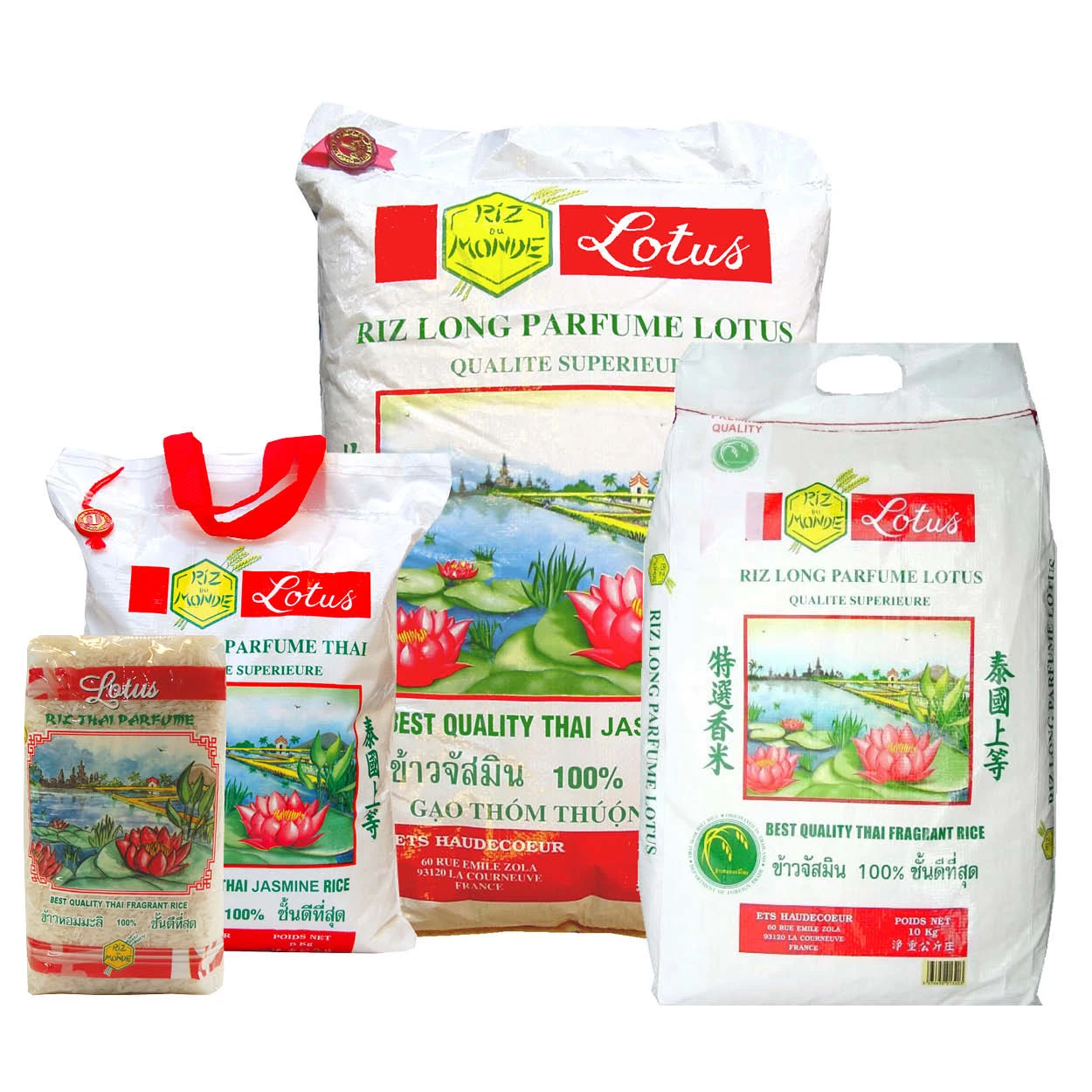 Lotus Thai Flavored Rice 1kg - RIZ DU MONDE