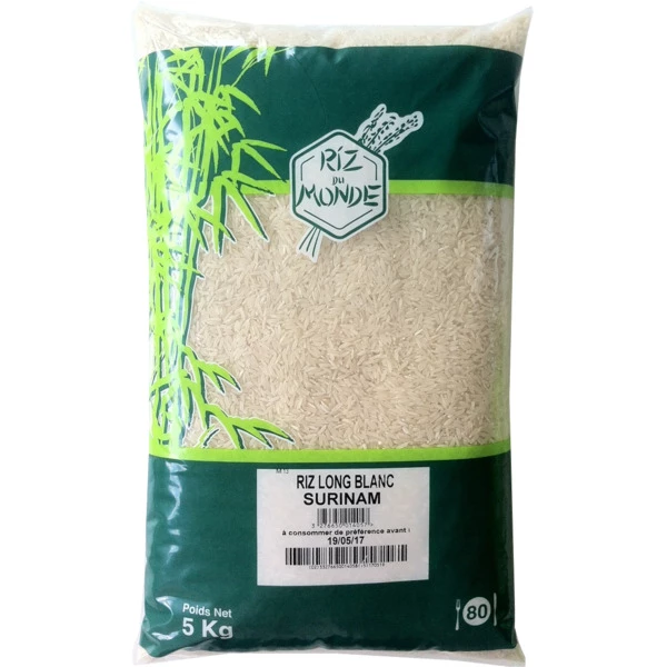 Riz Long Blanc 5kg - RIZ DU MONDE