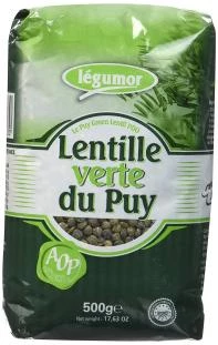 Lentejas Verdes Del Puy 500g - Legumor