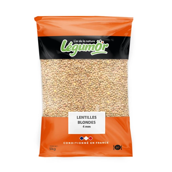 Lentille Blonde 4mm 5kg - Legumor