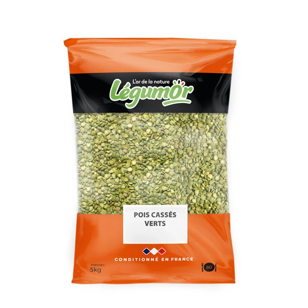 Green Split Peas 5kg - Henri Bardouin