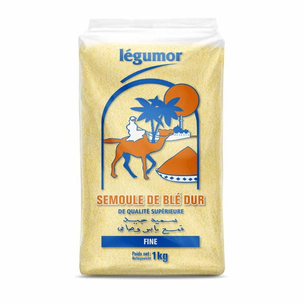 Fine Wheat Semolina 1kg - Legumor
