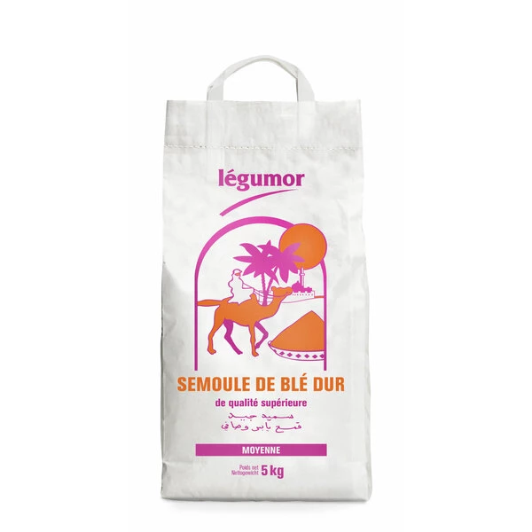 Medium Durum Wheat Semolina 5kg - Legumor