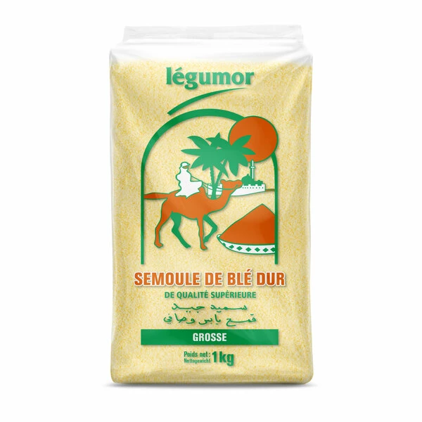 Coarse Wheat Semolina 1kg - Legumor