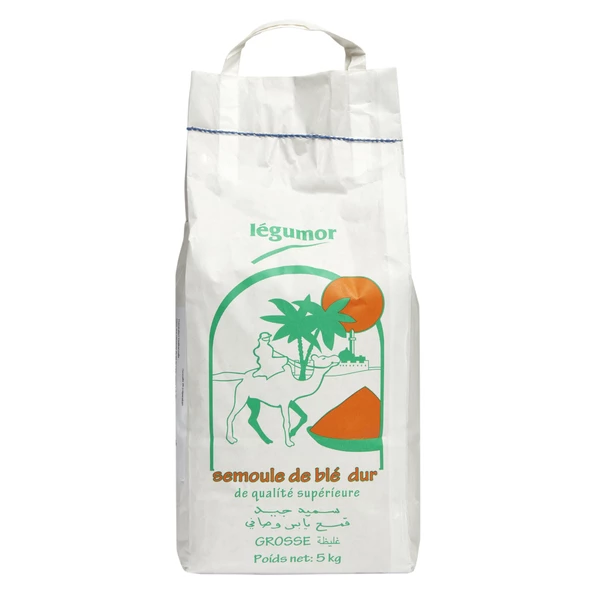 Coarse Durum Wheat Semolina 5kg - Legumor