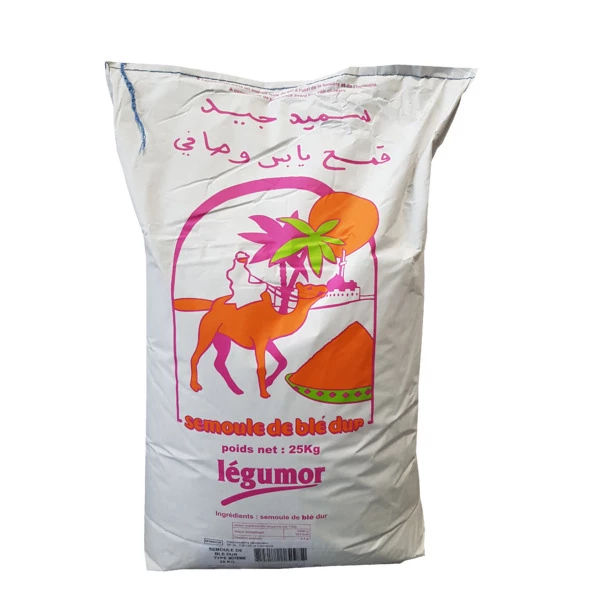 Medium Wheat Semolina 25kg - Legumor