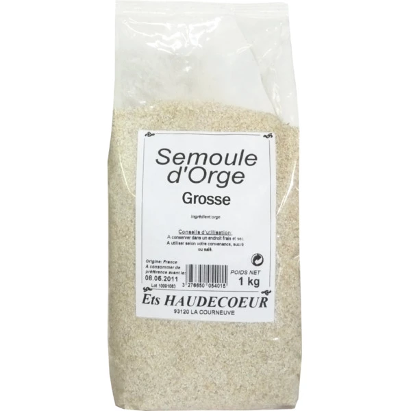 Semoule Orge Grosse 1kg - Legumor
