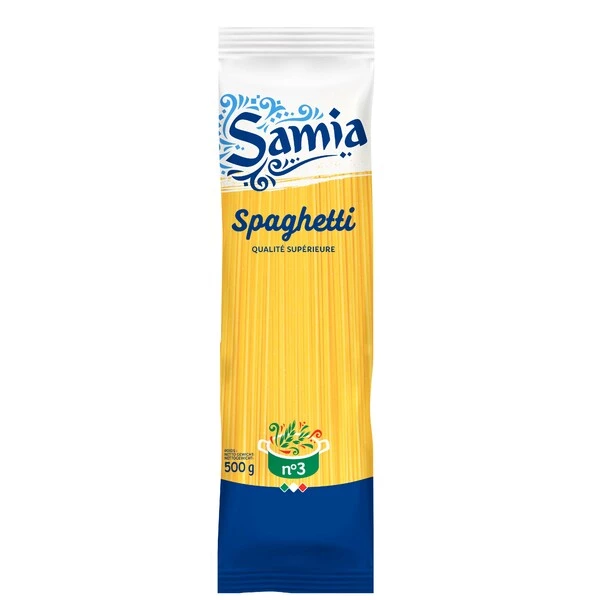 Spaghetti pasta n°3 500g - SAMIA