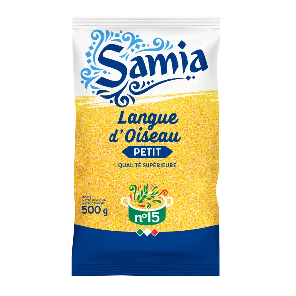 Small bird's tongue pasta n°15 500g - SAMIA