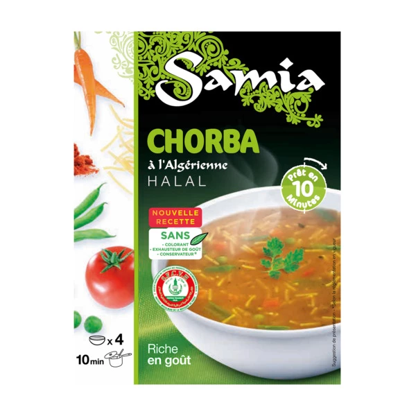 Chorba à l'alérienne halal  110g - SAMIA