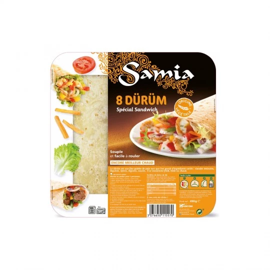 Small Durum Pea 8x25cm 490g - SAMIA