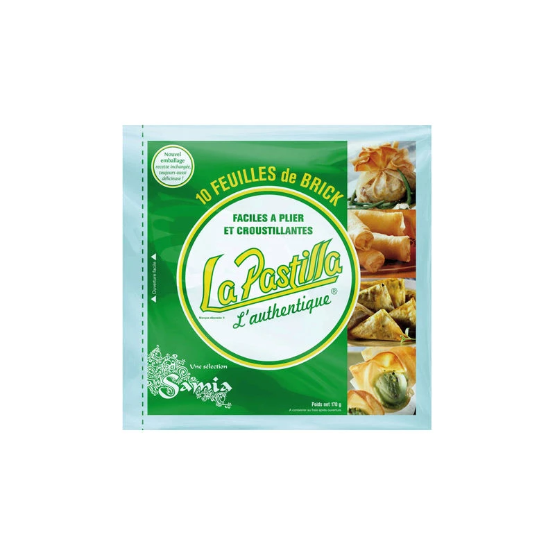 Feuilles de brick x10 170g  - LA PASTILLA