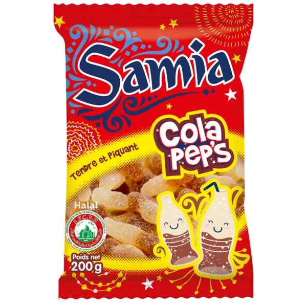 Pep's Halal Cola Candies 200g - SAMIA