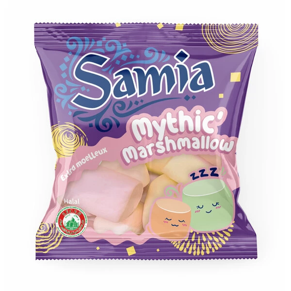 Bonbons Mythic' Marshmallow Halal 80g - SAMIA