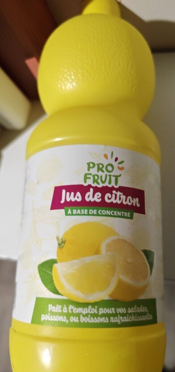 Jus De Citron  Jaune Concentré 1l - PROFRUIT