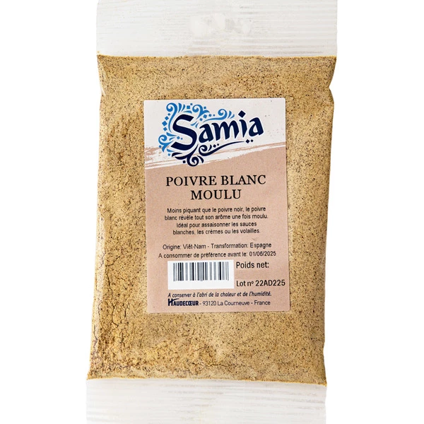 Ground White Pepper 1 Kg - SAMIA