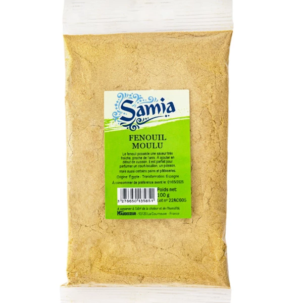 Ground Fennel 100g - SAMIA