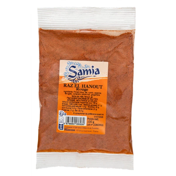 Raz El. Hanout Red 100g - SAMIA