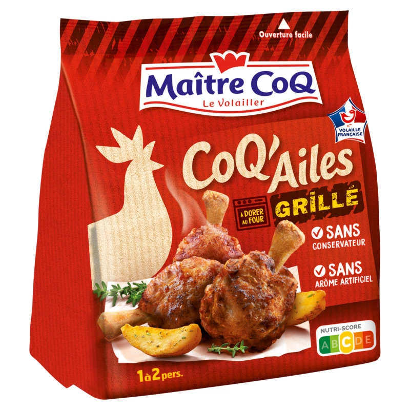 Coq Ailes Grilles Sac 250 جرام