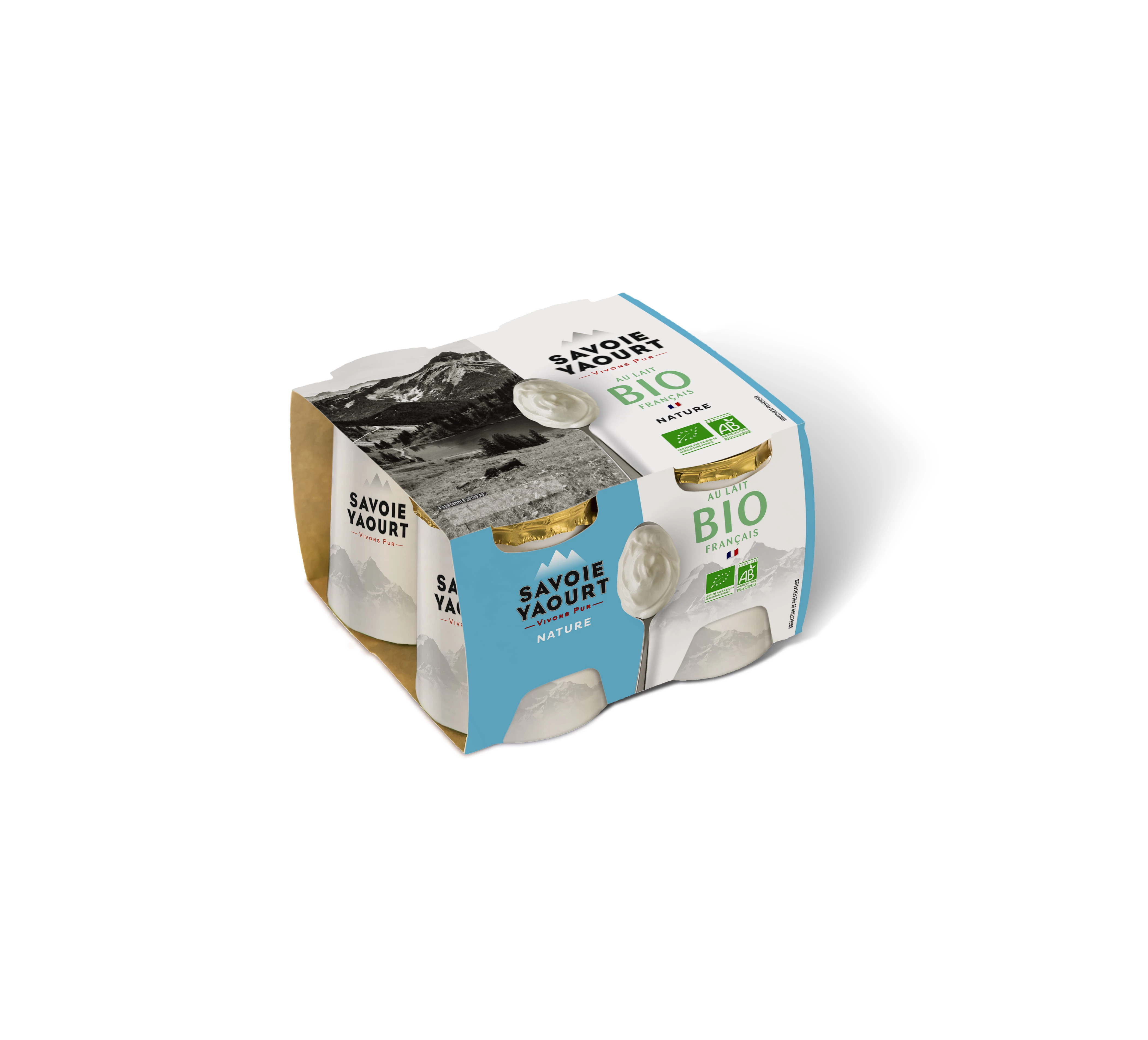Yaourt Nat Bio Pot C.4x125g