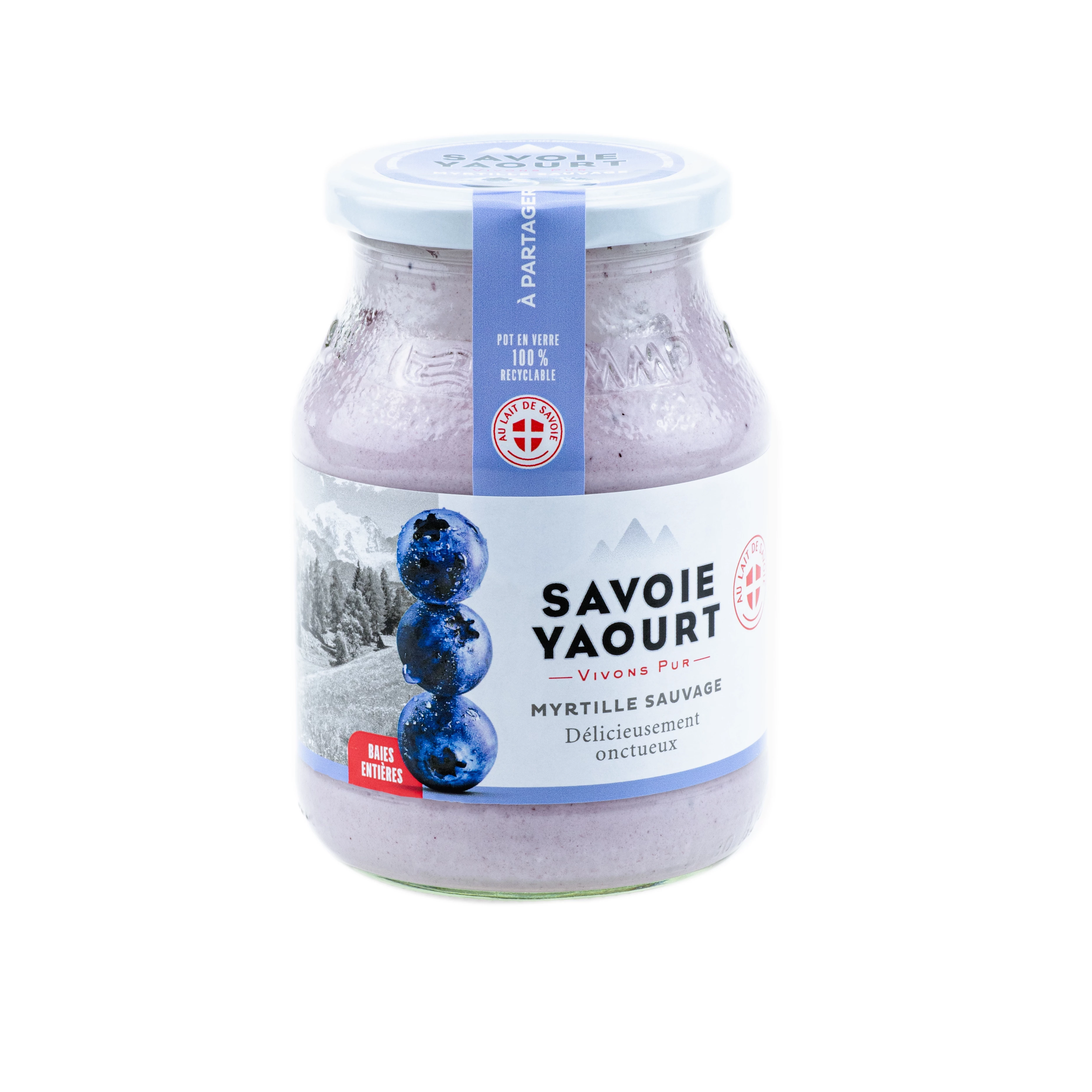 Yaourt myrtille sauvage - SAVOIE YAOURT