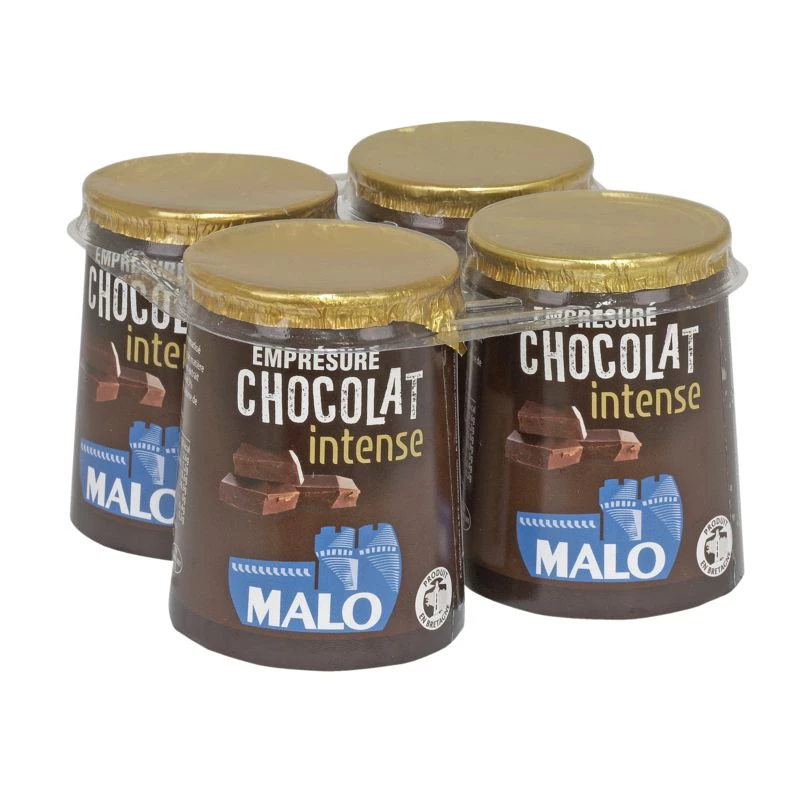 4x120g dark chocolate chocolate yogurt - Malo